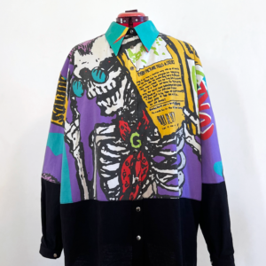 Goosebumps Button Up Long Sleeve Shirt 02