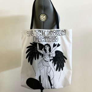 Broken Hearted Angel Tote Bag
