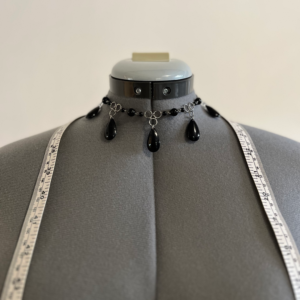 Gothic Tear Drop Choker and Earring Set