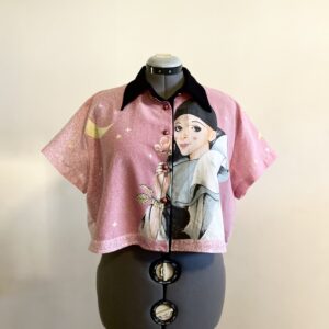 Vintage Pierrot Cropped Shirt